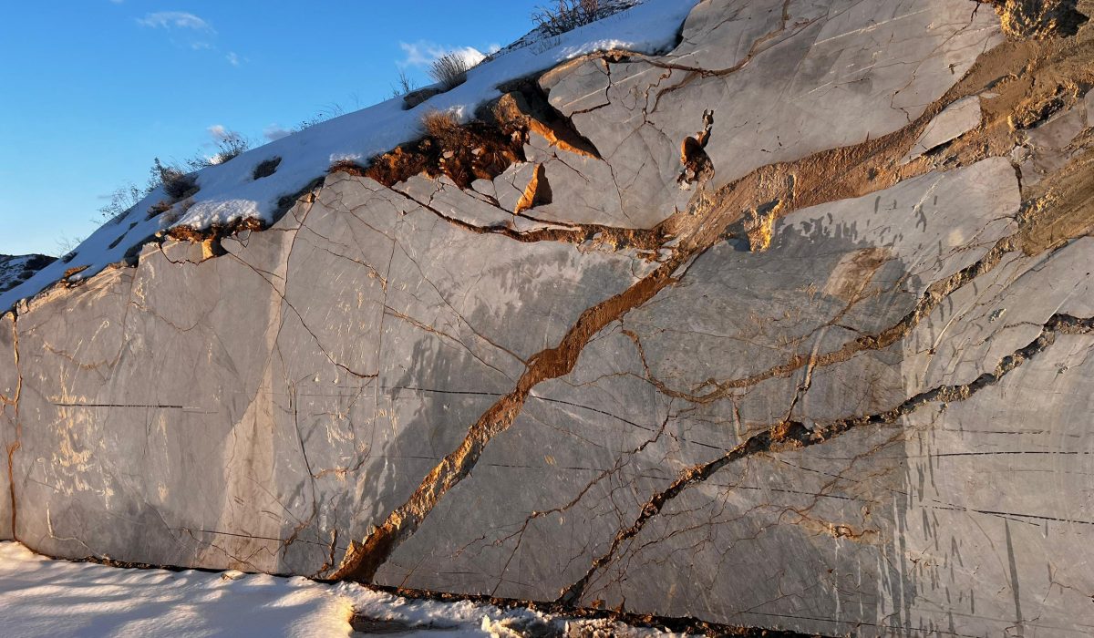 A picture of quarry work place